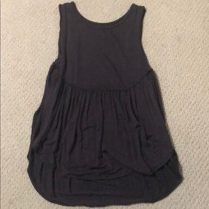 Brown flowey tank top